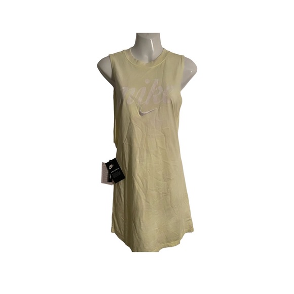 Nike Womens Sleeveless Athletic Dress in Yellow - Picture 1 of 9
